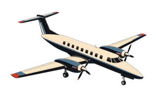 Representative commuter turboprop illustration